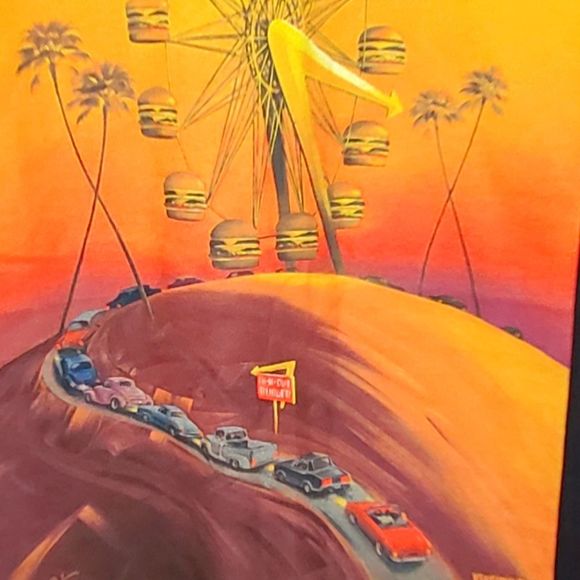 ☆In-N-Out Burger☆  70th Anniversary / Men's Cotton Tee - Picture 6 of 11